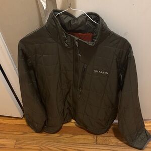 Simms Men's Dark Green Puffer Jacket
